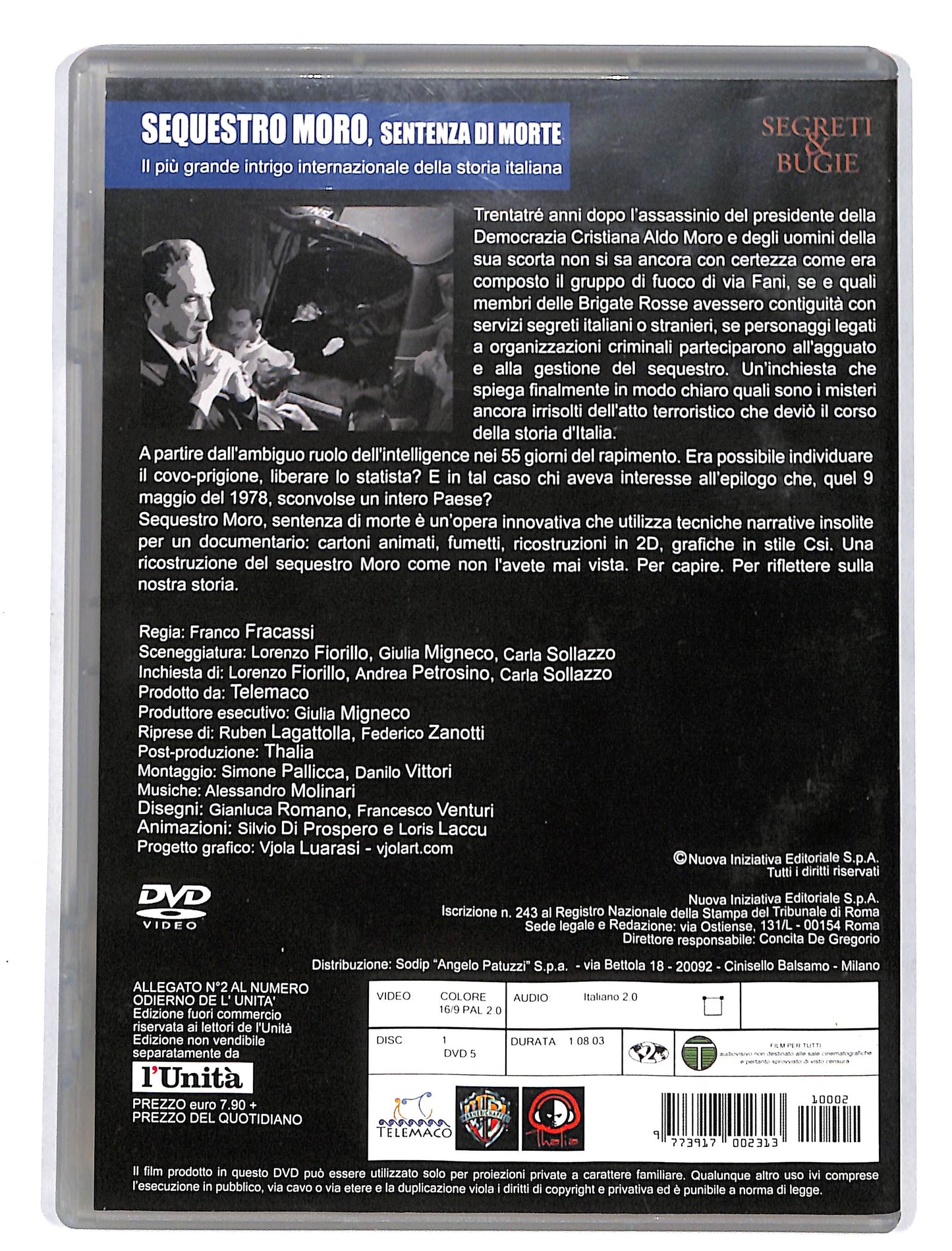 EBOND Segreti & Bugie Sequestro Moro sentenza di morte DVD DB645423