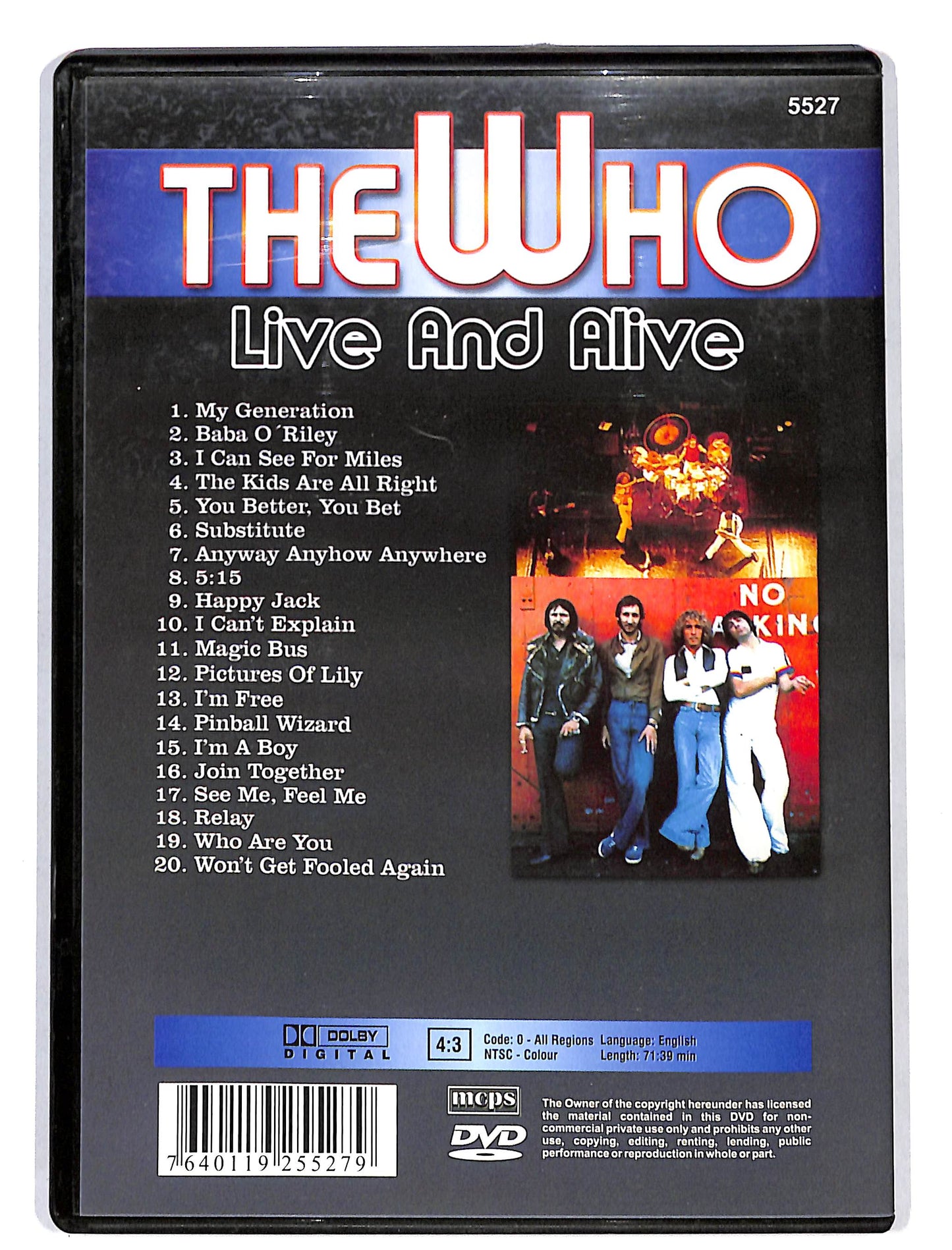 EBOND The Who - Live And Alive DVD DB645426