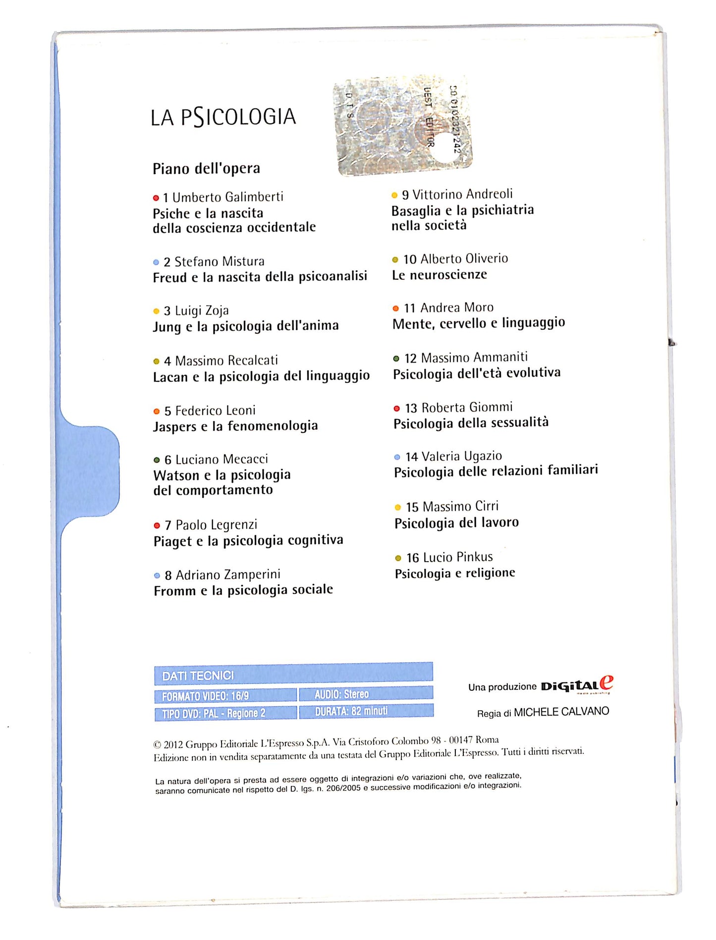 EBOND La Psicologia vol.2 Freud e la nascita della psicoanalisi DVD DB645438