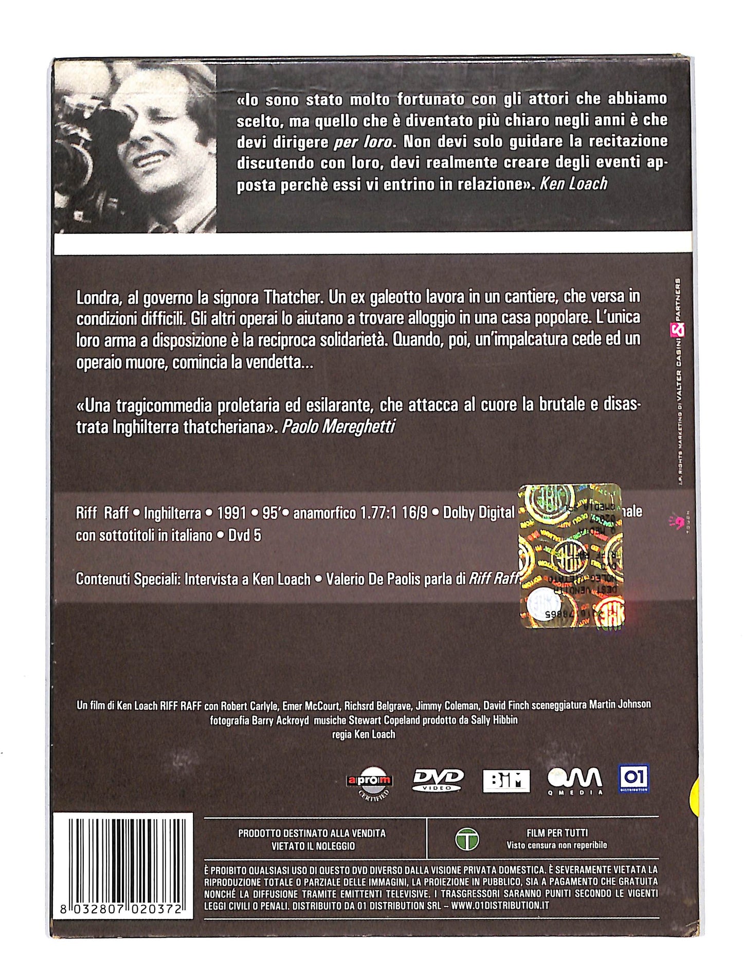 EBOND Ken Loach - Riff Raff DVD DB645446