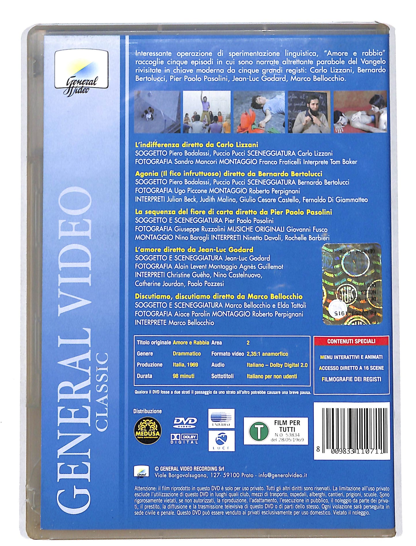 EBOND Amore e Rabbia DVD DB645450