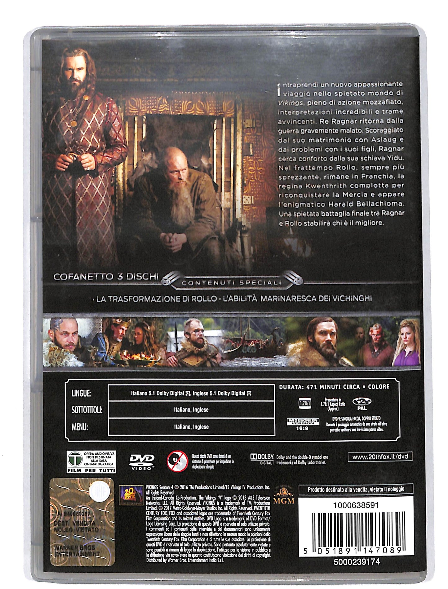 EBOND Vikings Stagione 4 Vol. 1 DVD DB645464
