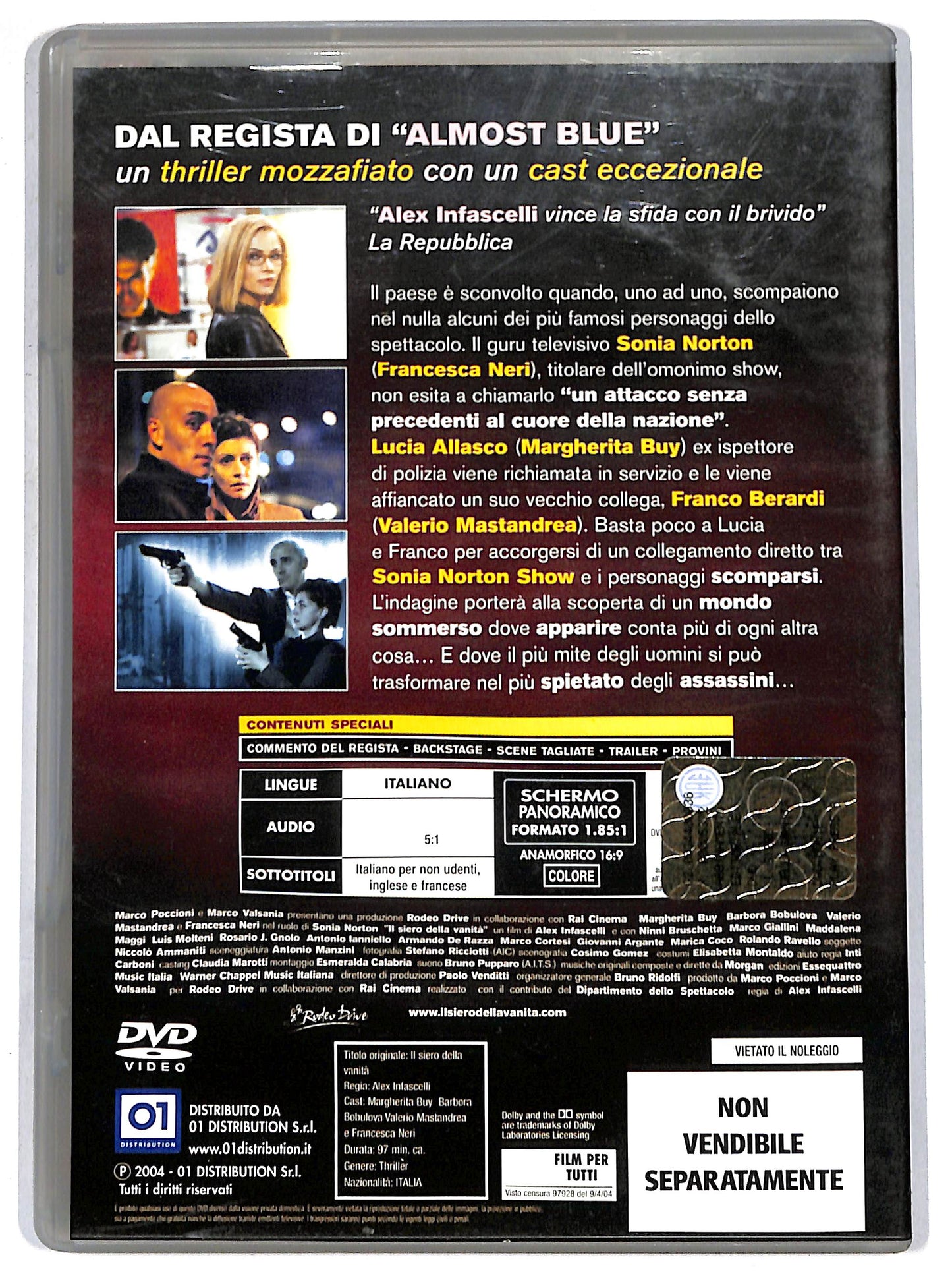 EBOND Il siero della vanita EDITORIALE DVD DB645605