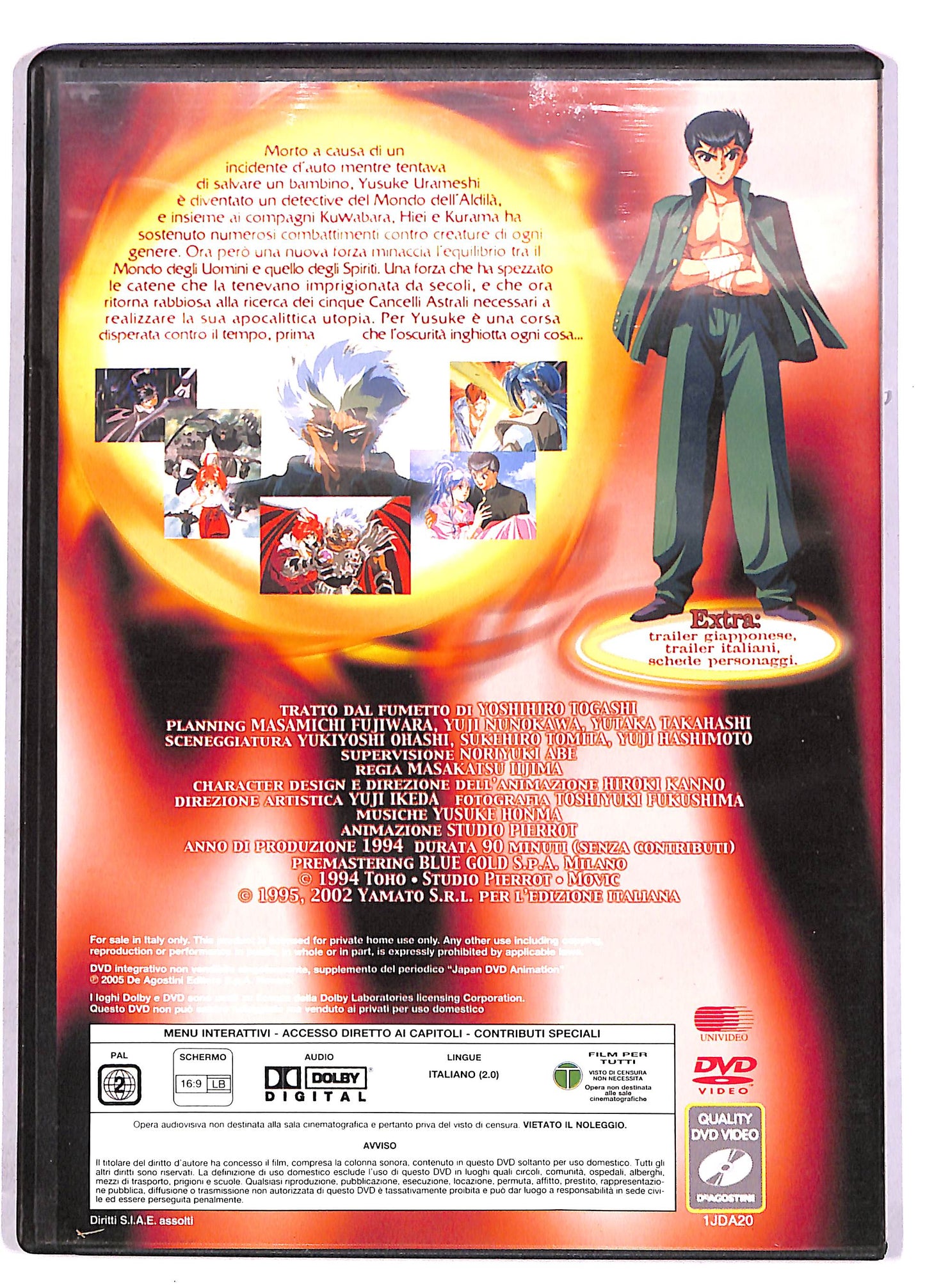 EBOND Japan Animation YuYu Hakusho I Guerrieri EDITORIALE DVD DB645909