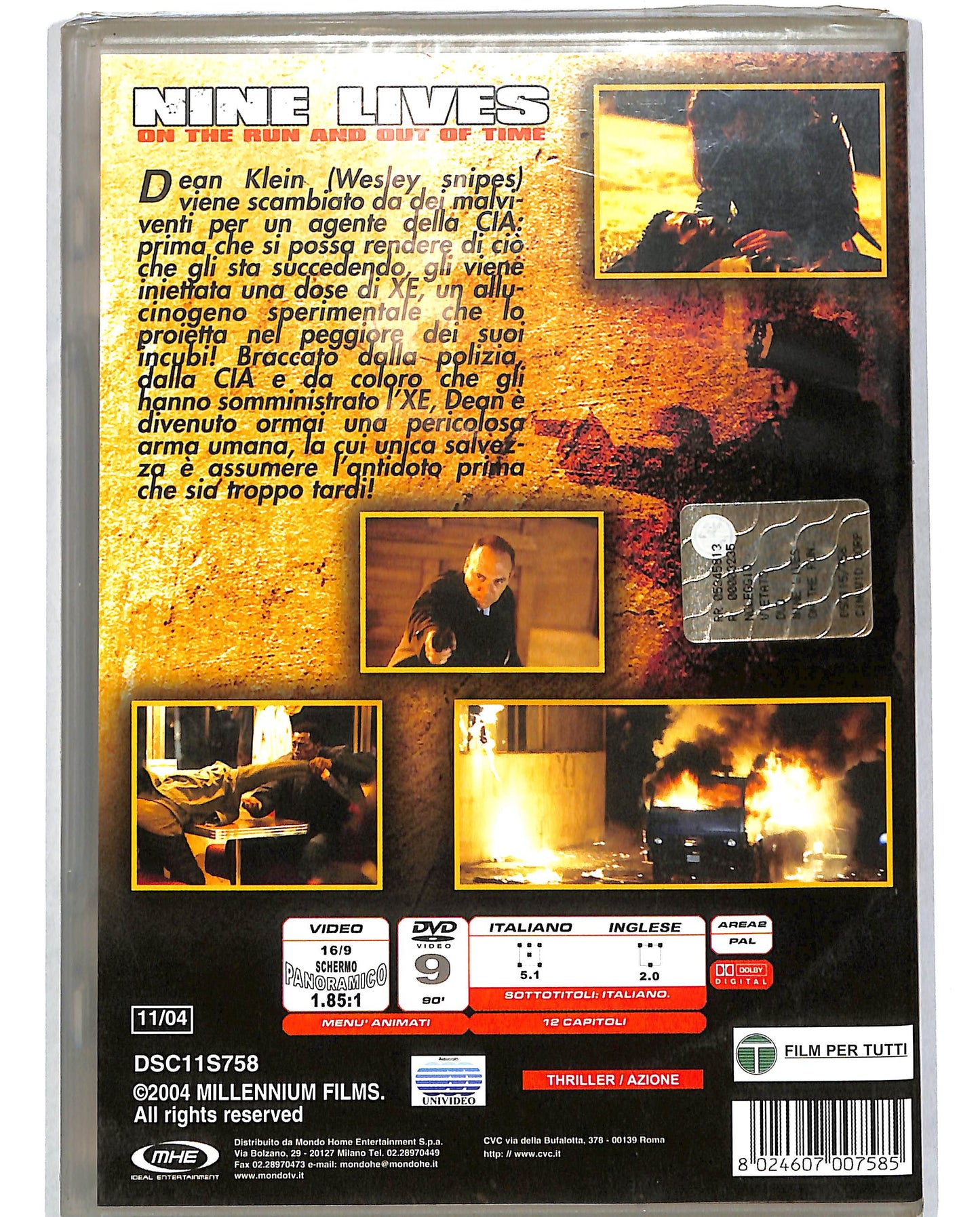 EBOND Nine Lives.On the Run and Out of Time DVD DB645911