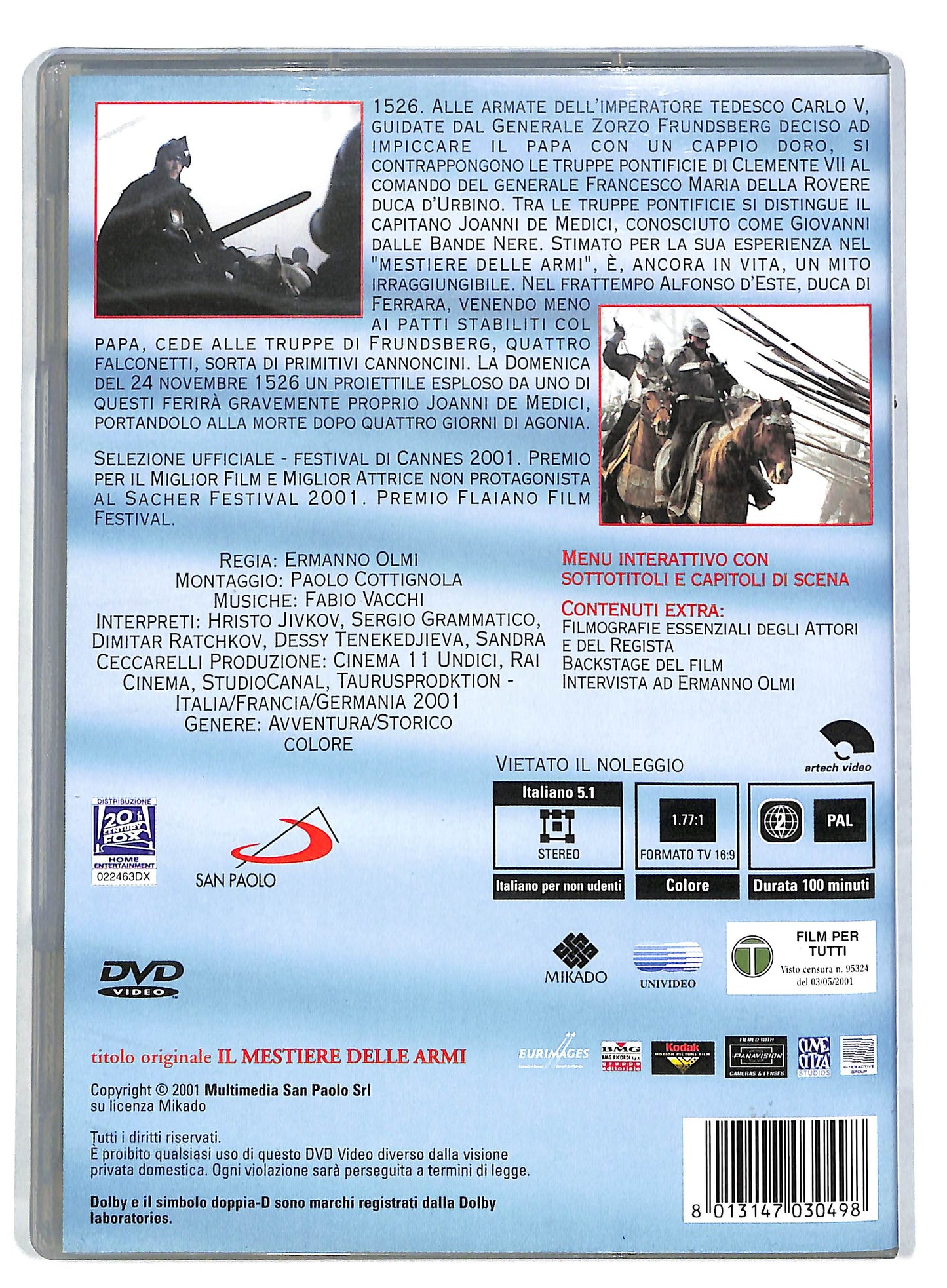 EBOND Il mestiere delle armi DVD DB645956