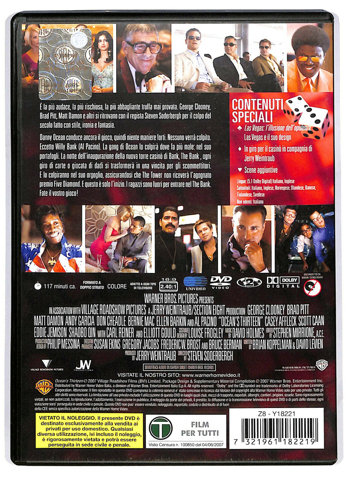 EBOND Ocean's Thirteen NOLEGGIO DVD DB645961
