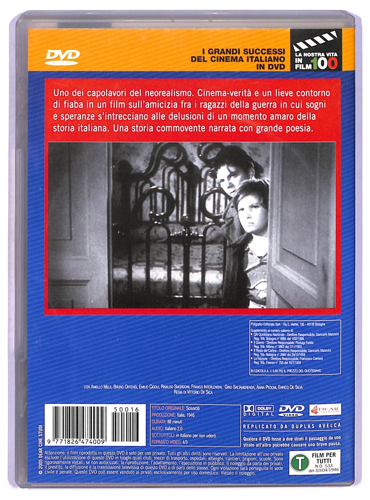 EBOND Sciuscia EDITORIALE DVD DB646128