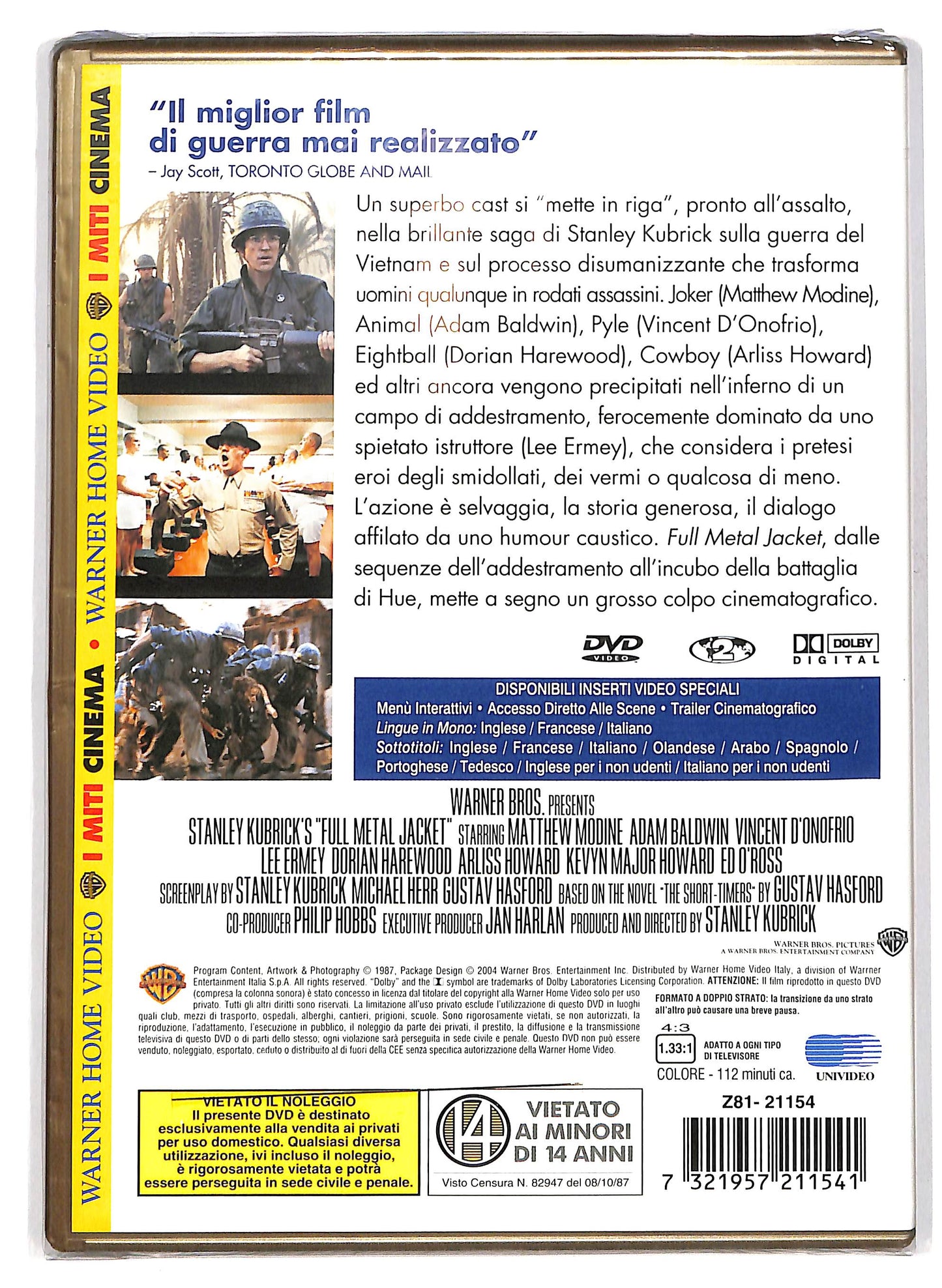 EBOND Full Metal Jacket Volume 1 DVD DB646147