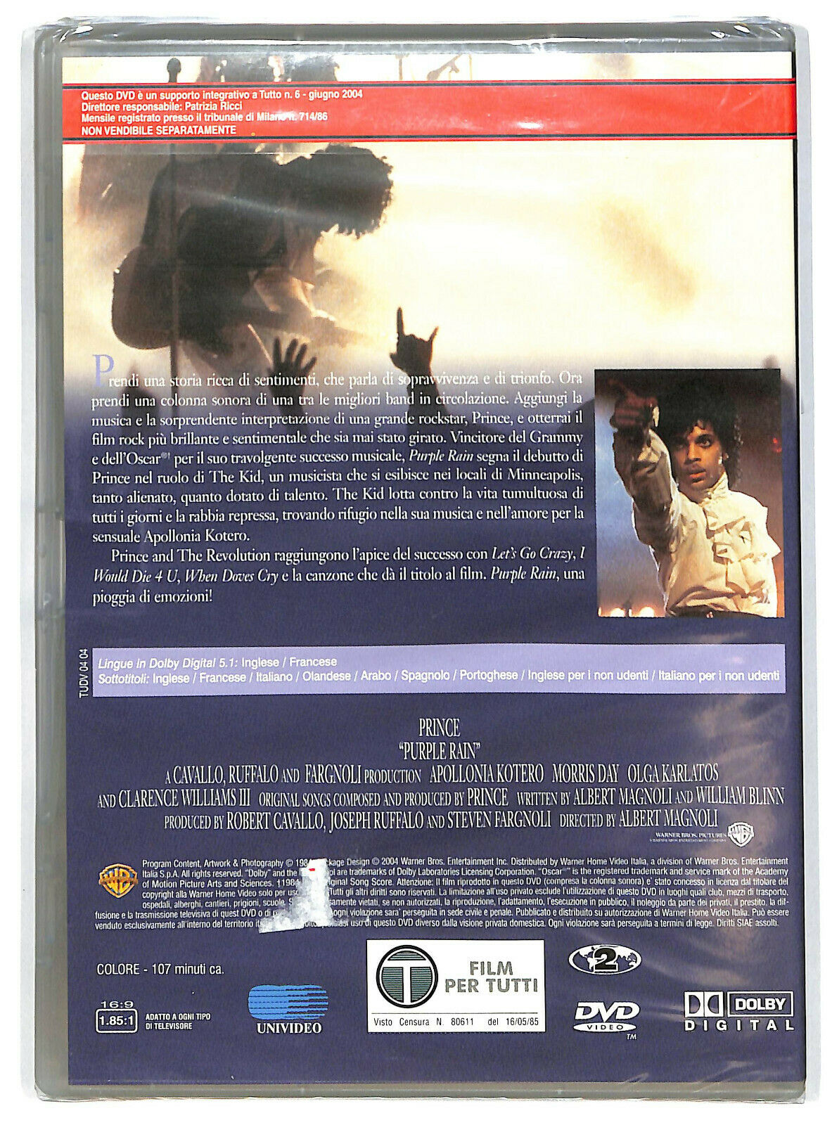 EBOND Prince - Purple Rain Editoriale DVD DB646217