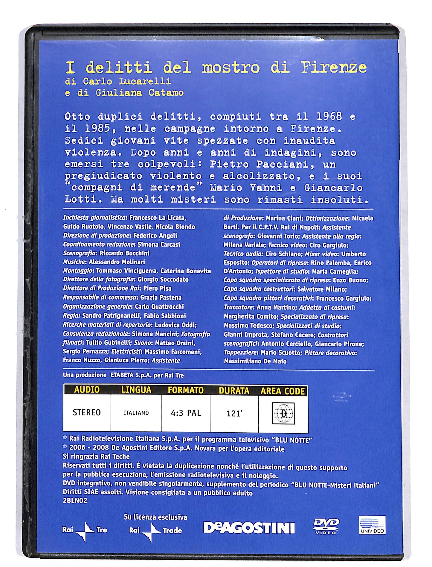 EBOND Blu notte - Misteri italiani - I delitti del mostro di Firenze DVD DB646405