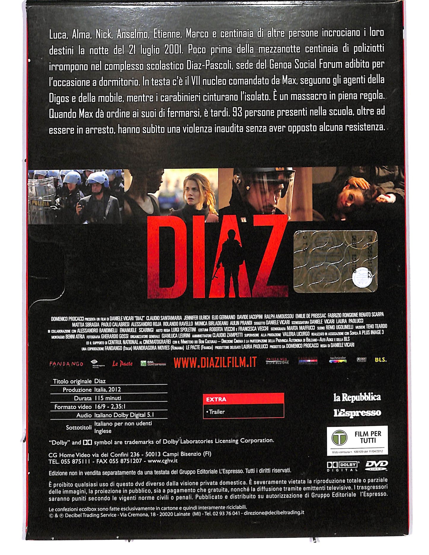 EBOND Diaz DIGIPACK DVD DB646440