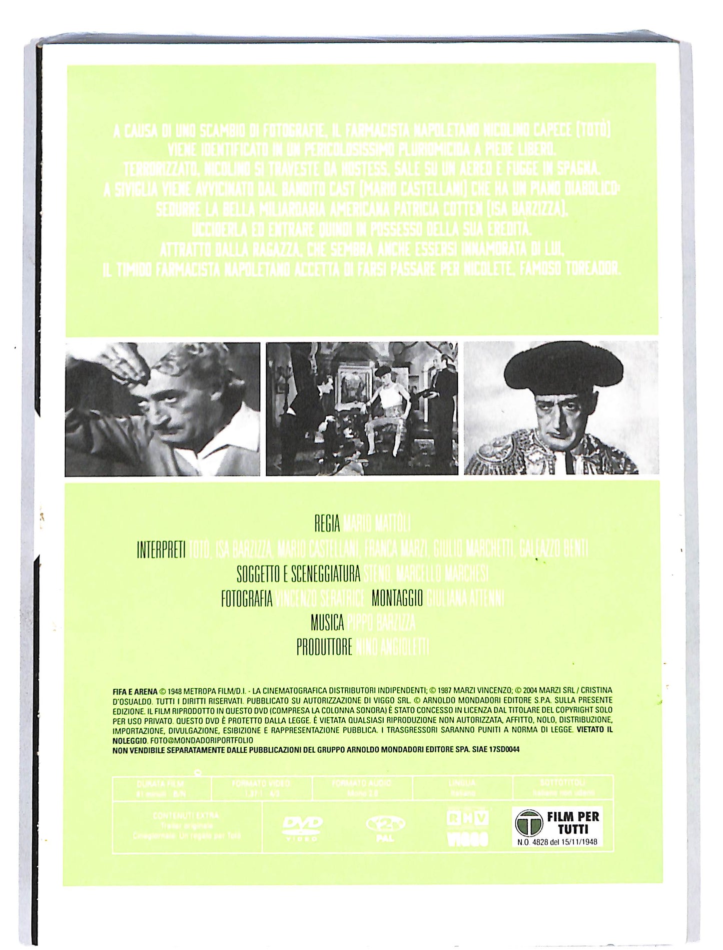 EBOND Toto - Fifa e Arena EDITORIALE DVD DB646465