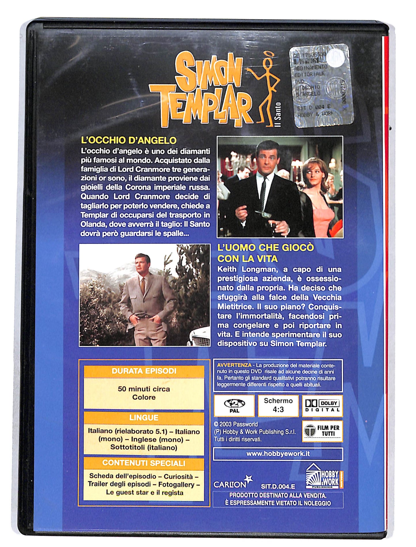 EBOND Simon Templar vol.4 EDITORIALE DVD DB646636