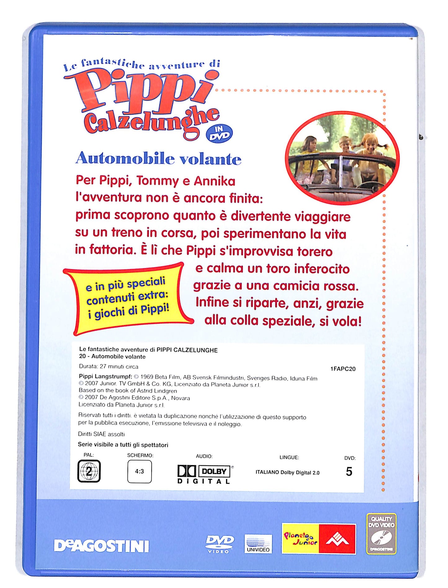 EBOND Pippi Calzelunghe vol.20 Automobile volante DVD DB646660
