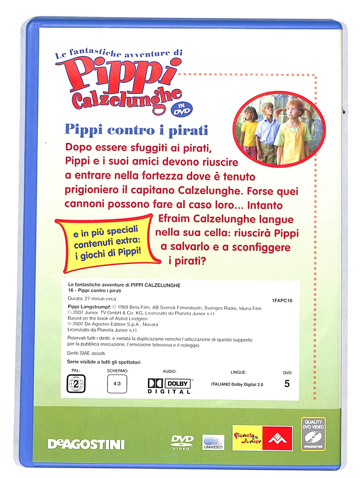 EBOND Pippi Calzelunghe vol.16 Pippi contro i pirati DVD DB646661