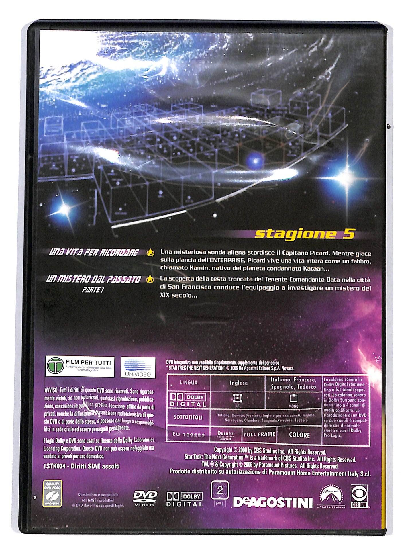 EBOND StarTreck the next generation vol.7 stagione 5 DVD DB646834