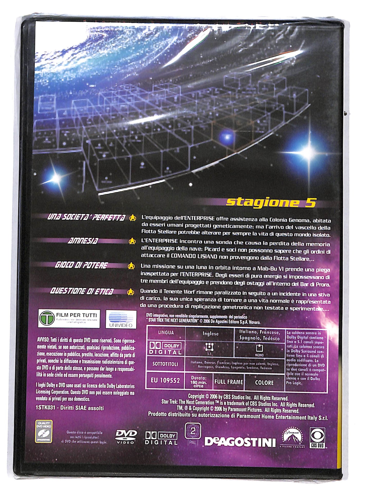 EBOND Startrek the next generation vol.4 stagione 5 DVD DB646835