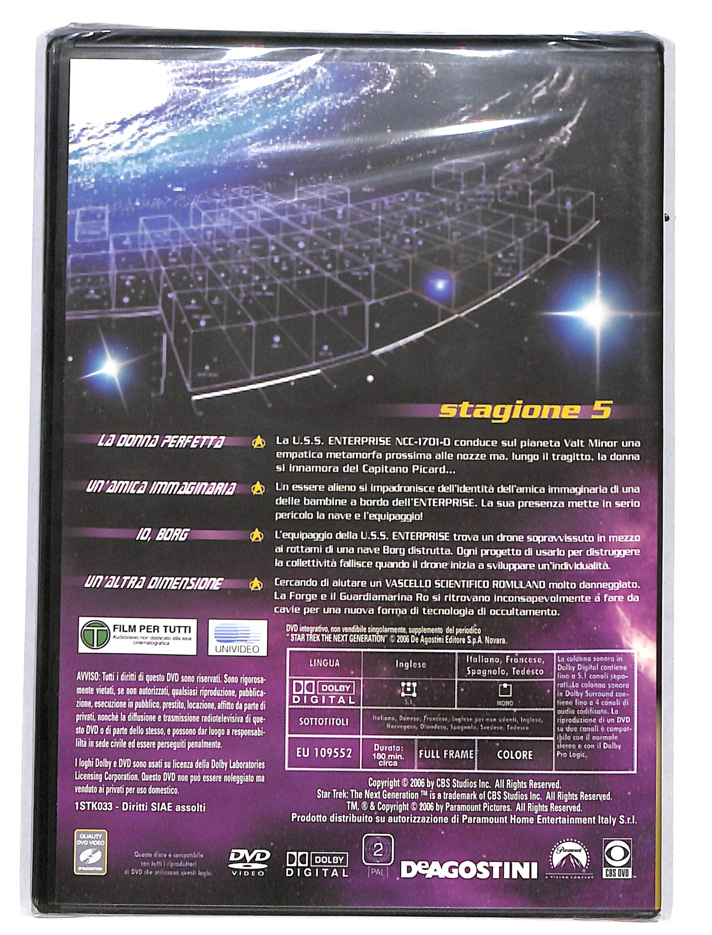 EBOND StarTrek the next generation vol.6 stagione 5 DVD DB646836