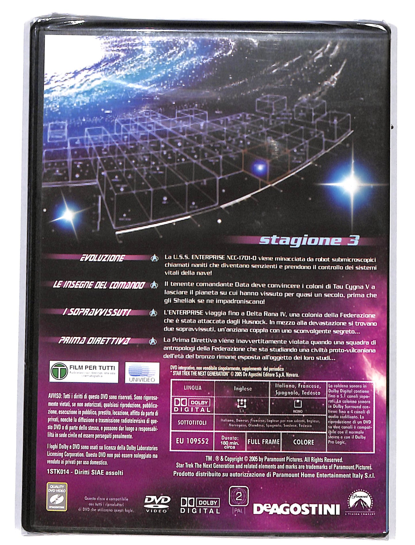 EBOND Startrek the next Generation vol.1 stagione 3 DVD DB646839