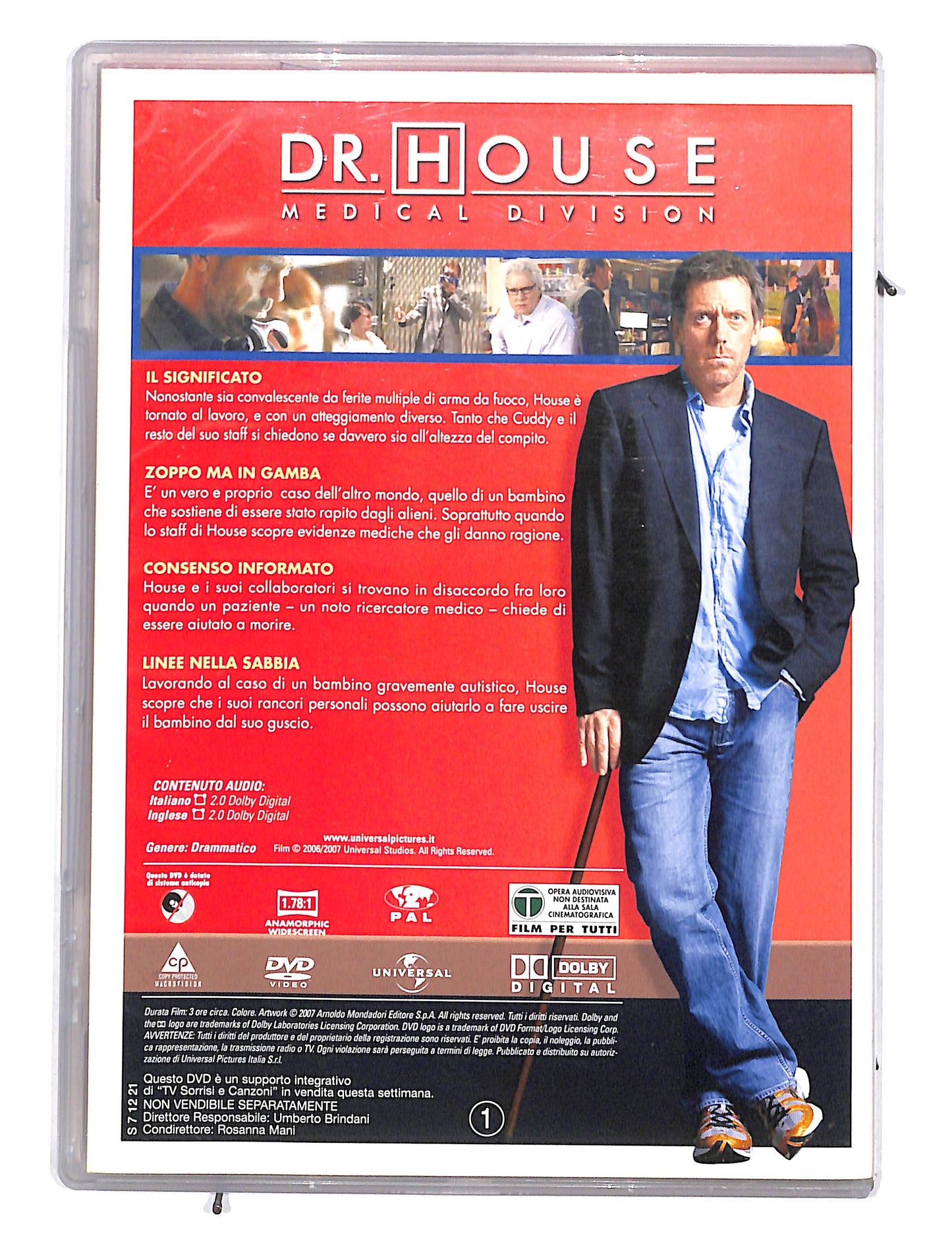 EBOND Dr. House Stagione tre disco 1 EDITORIALE DVD DB646841