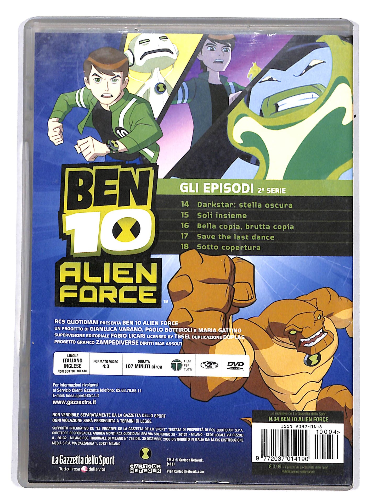 EBOND ben 10 Alien Force vol.4 Darkstar stella oscura DVD DB646842