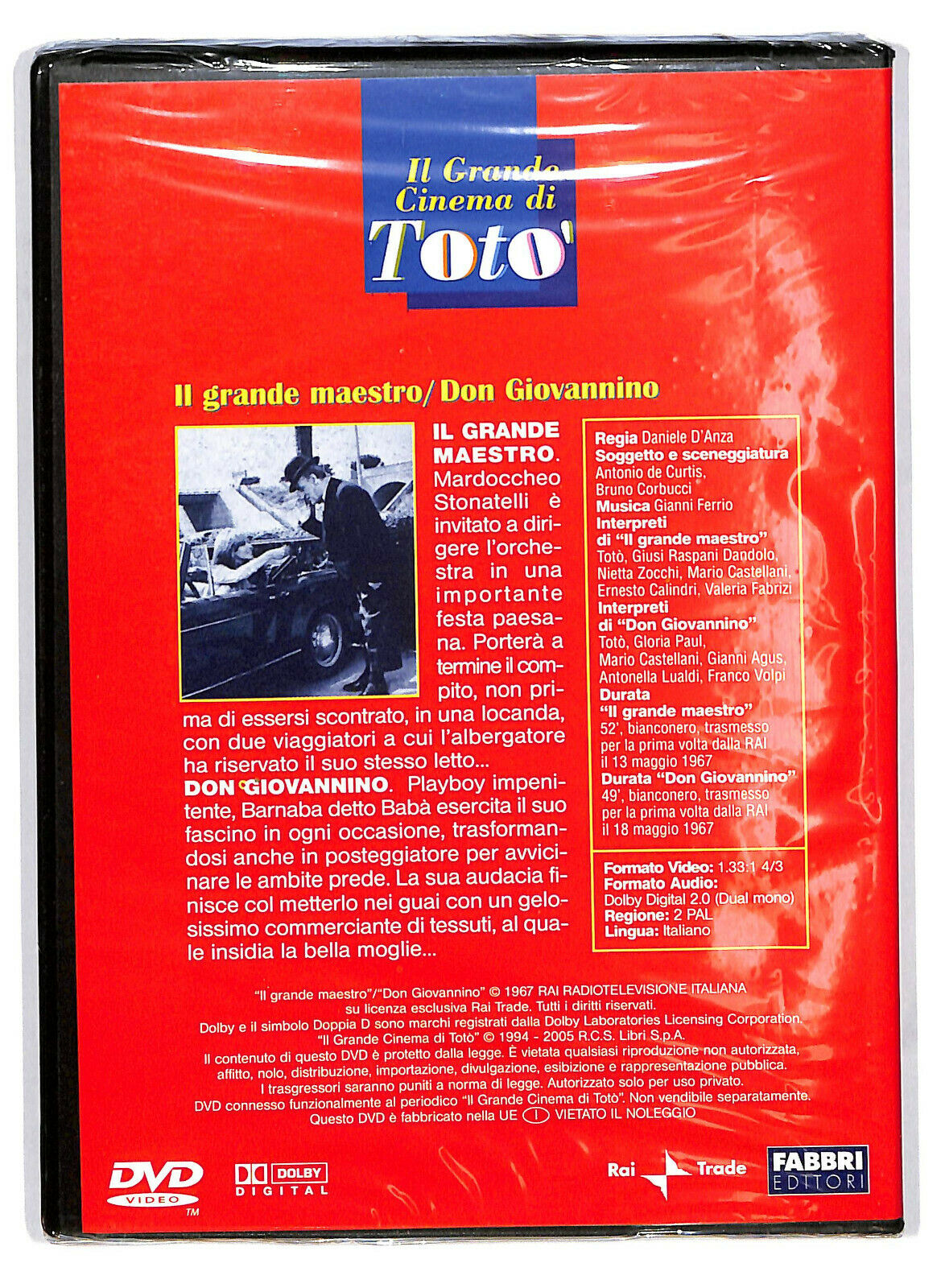 EBOND Toto - Il Grande Maestro Don Giovannino Editoriale DVD DB646916