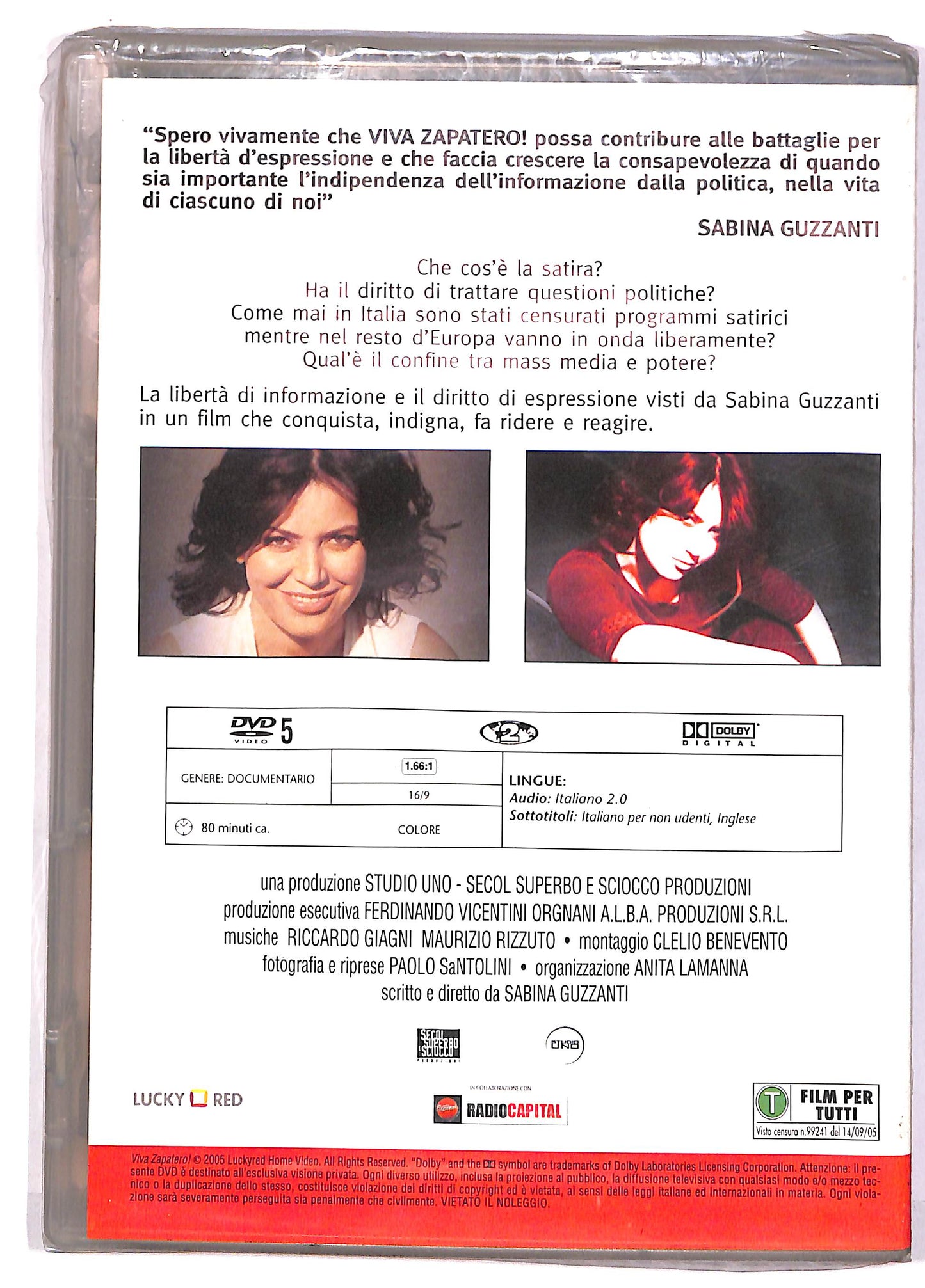 EBOND Viva zapatero! EDITORIALE DVD DB647144