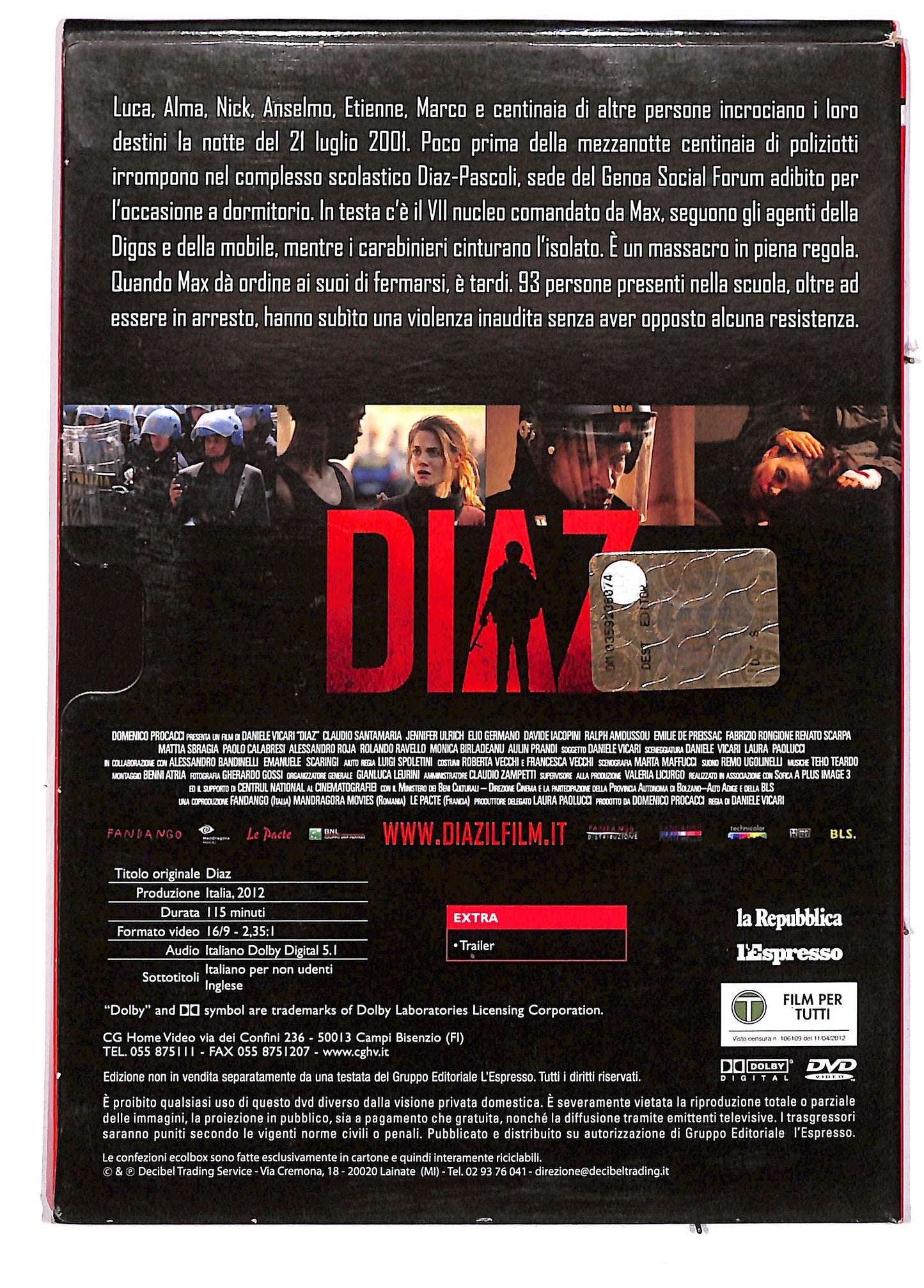 EBOND Diaz DIGIPACK DVD DB647158