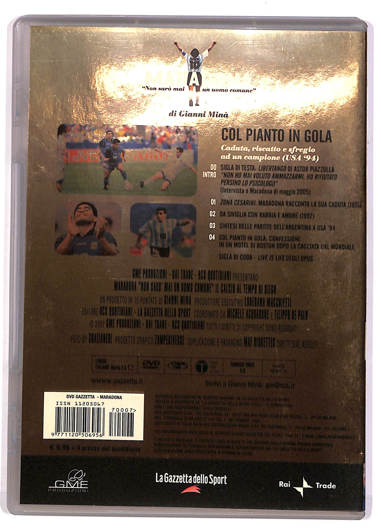 EBOND Col pianto in gola vol.7 EDITORIALE DVD DB647162