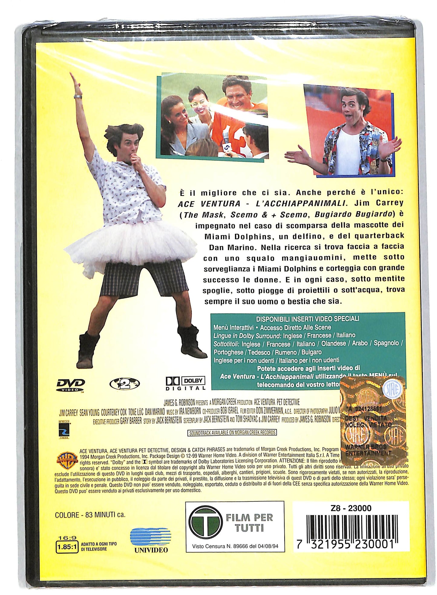 EBOND Ace Ventura - L'acchiappanimali DVD DB648324