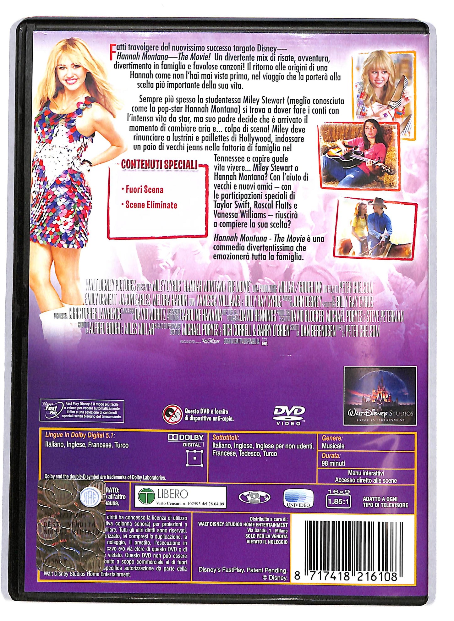 EBOND Hannah Montana - The Movie DVD DB648636