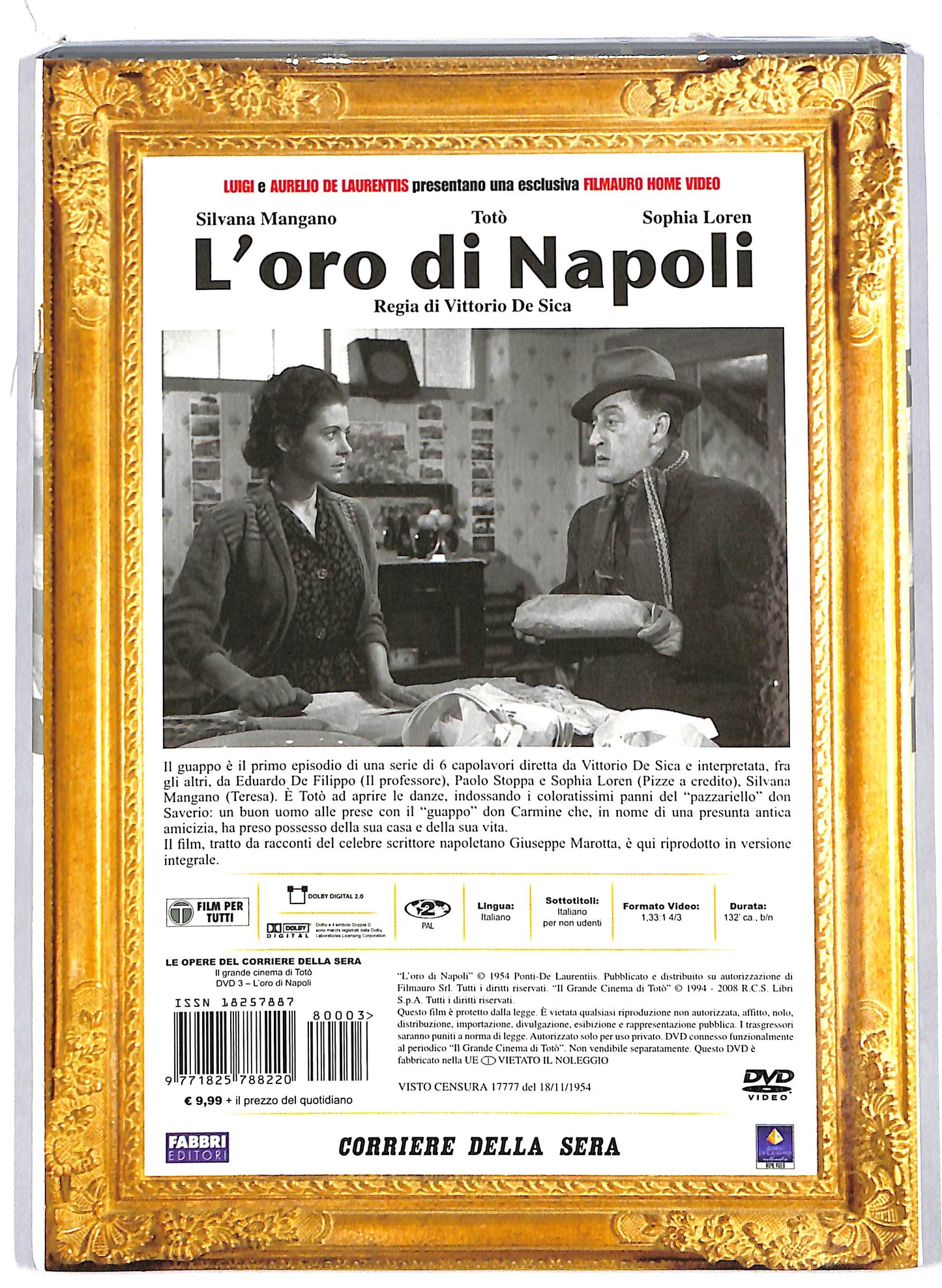 EBOND Il Grande cinema di Toto - L'oro di Napoli EDITORIALE DVD DB648917