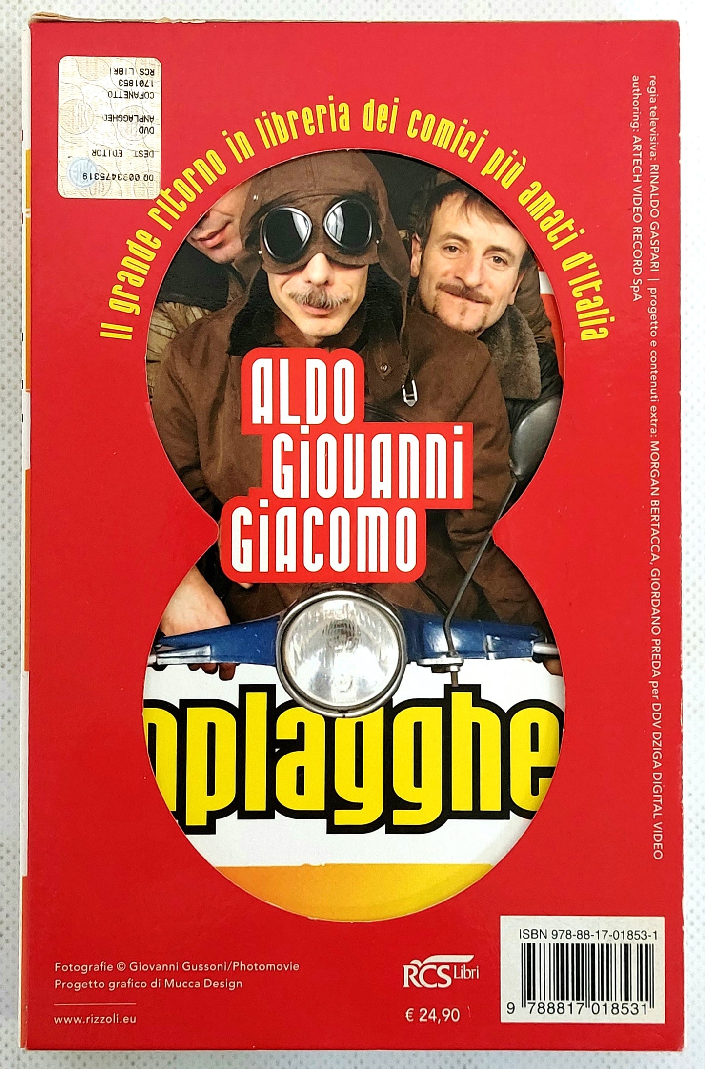 EBOND Aldo Giovanni e Giacomo - Anplagghed - libro + DVD DB648945