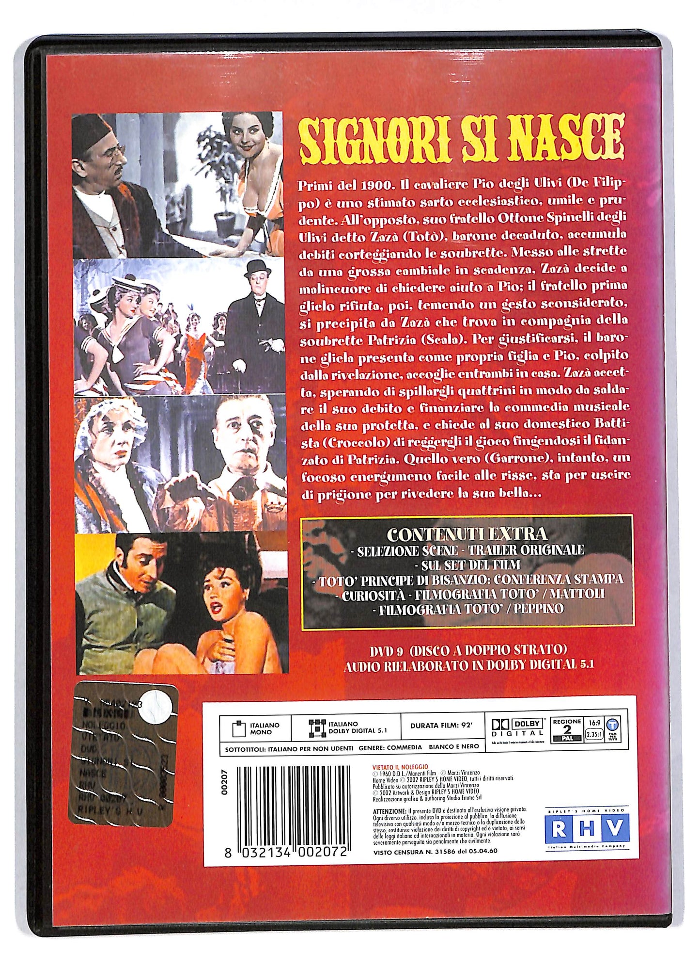 EBOND toto' signori si nasce DVD DB649144