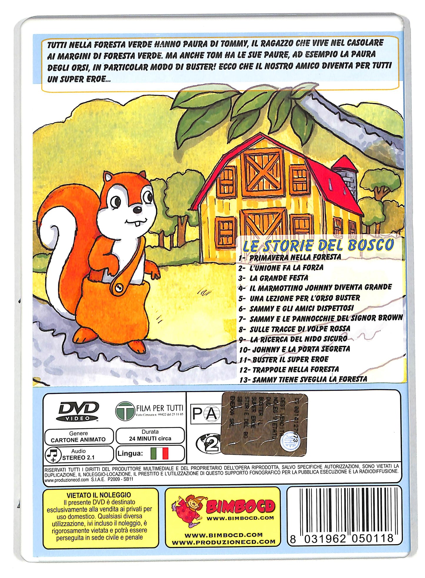 EBOND Le Storie del Bosco Buster il Super Eroe DVD DB649342