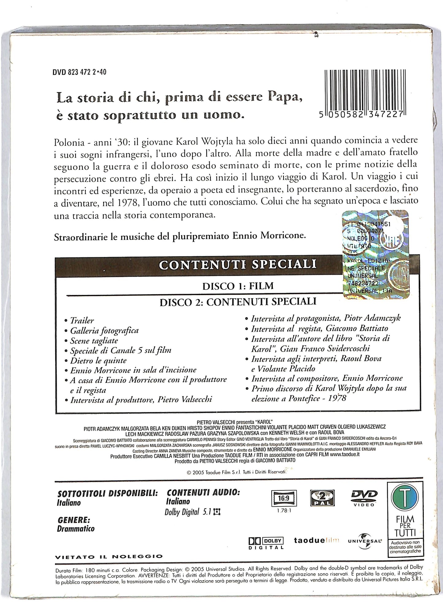 EBOND Karol - Un uomo diventato Papa EDIZIONE SPECIALE DVD DB649362