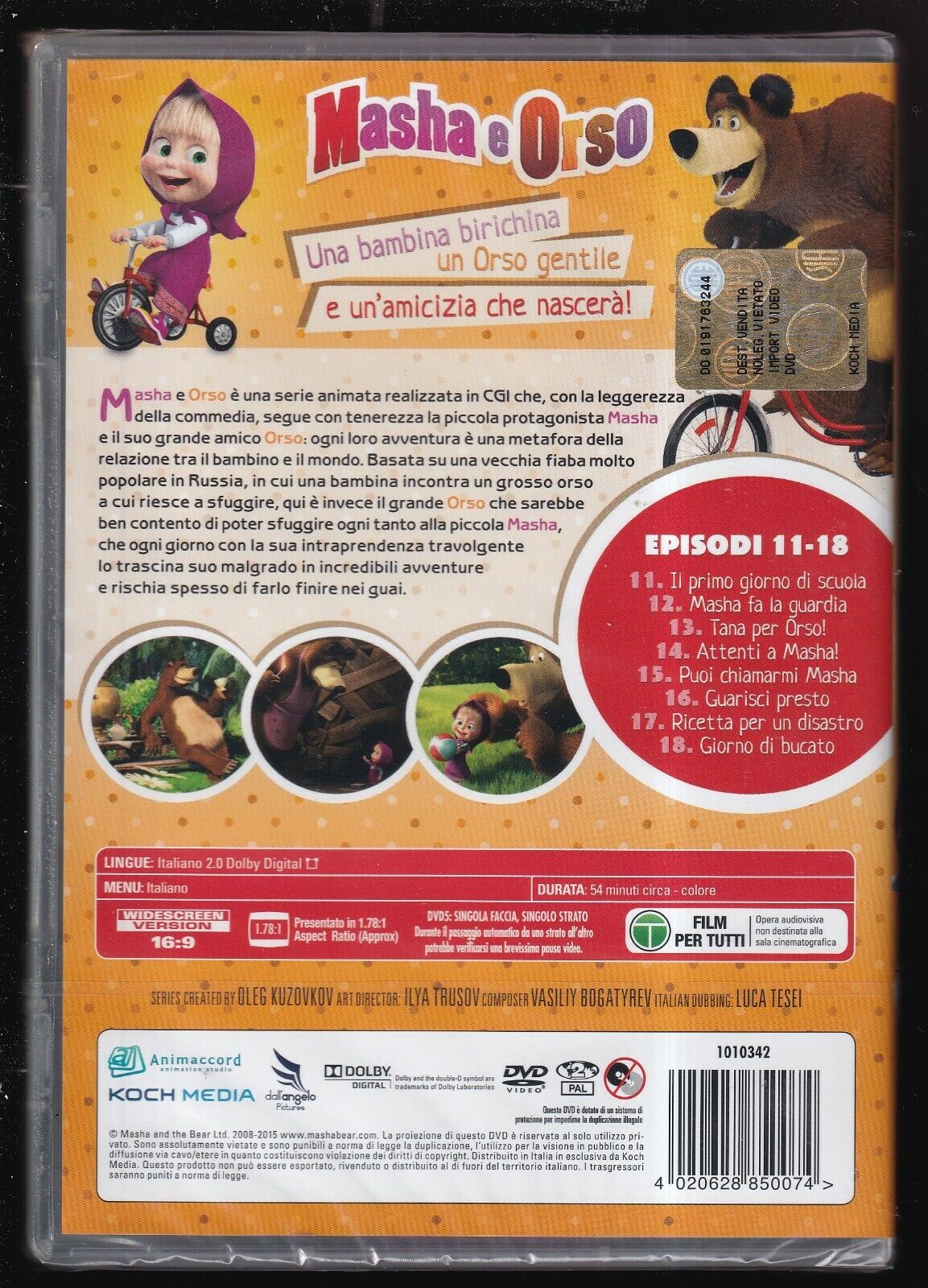 EBOND Masha e Orso - Stagione 01 Vol. 02 DVD DB649815