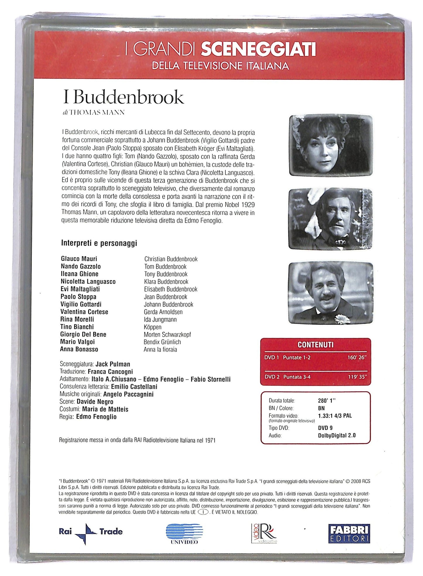 EBOND I Buddenbrook prima parte episodi 1-4 EDITORIALE DVD DB650109