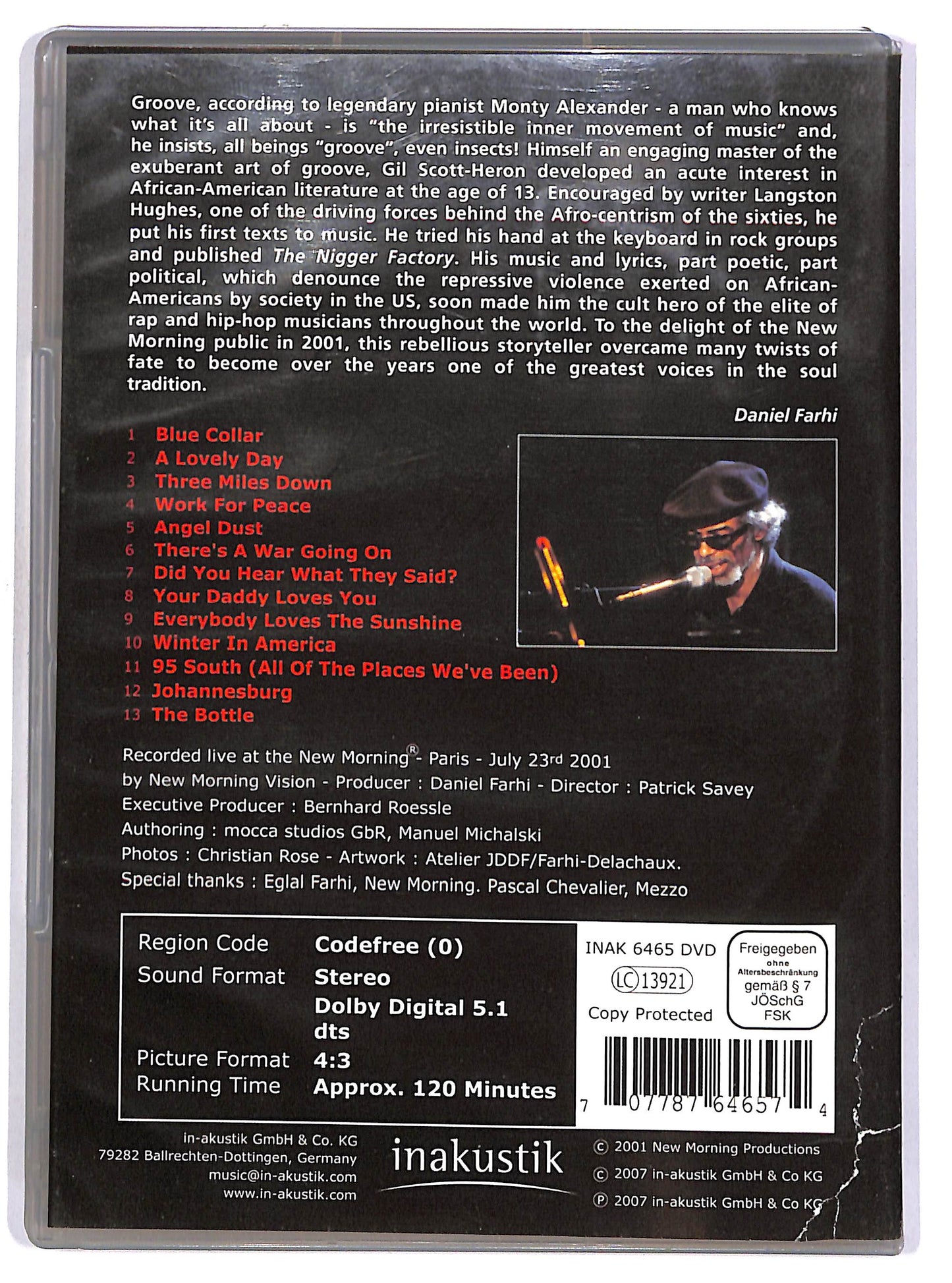 EBOND Gil Scott-Heron & Amnesia Express* - The Paris Concert DVD DB650119