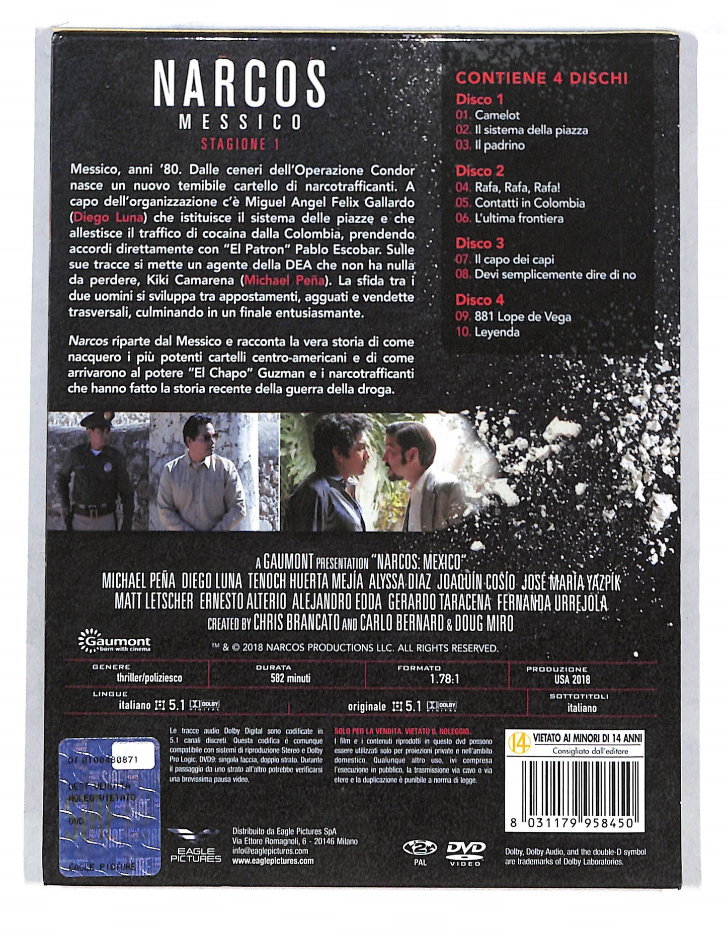 EBOND Narcos Mexico Stagione 1 DVD DB651433