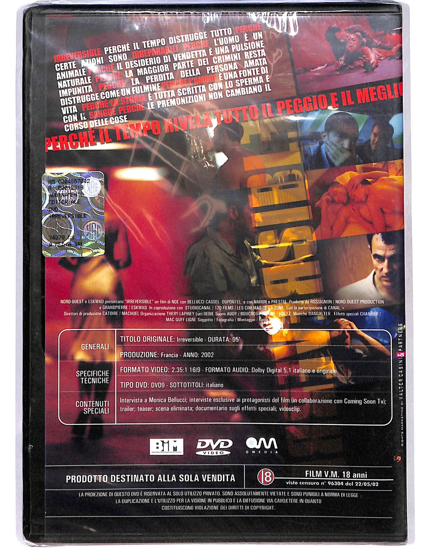 EBOND Irreversible EDITORIALE DVD DB651606