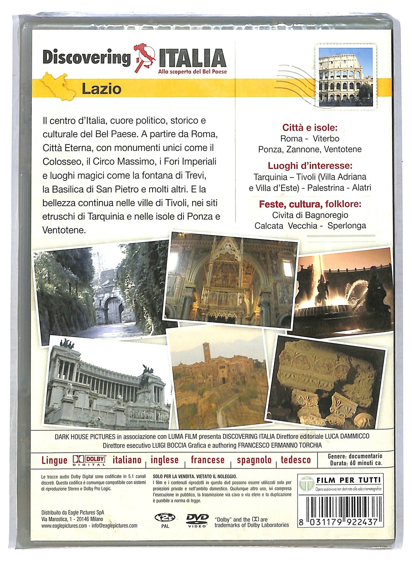 EBOND Discovering Italia - Lazio DVD DB651633