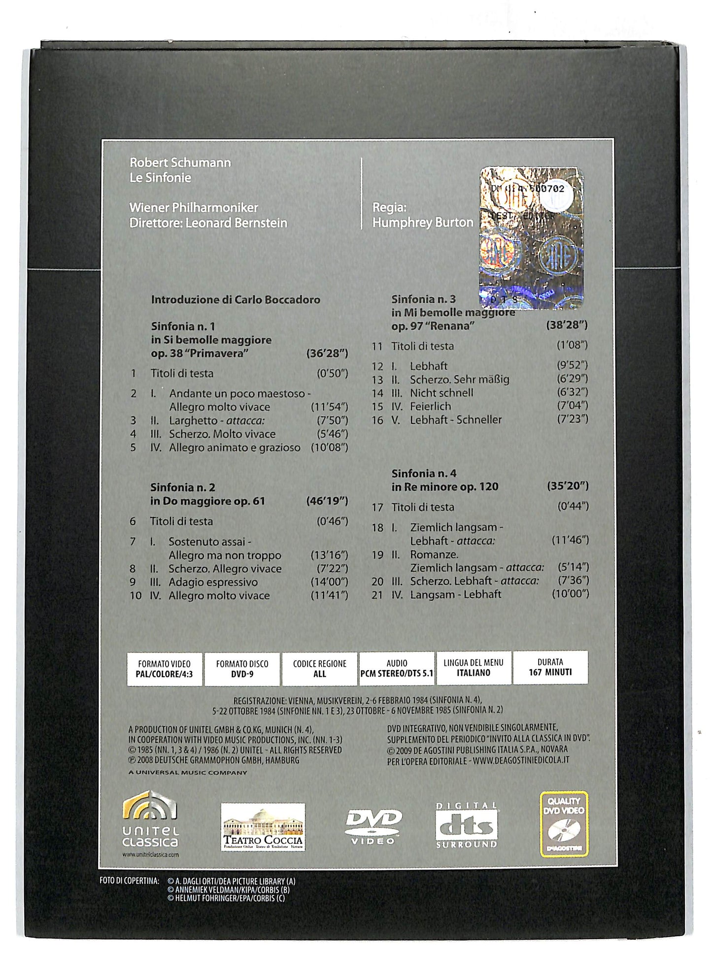 EBOND Invito alla classica - Schumann - Bernstein Vol.38 EDITORIALE DVD DB652903