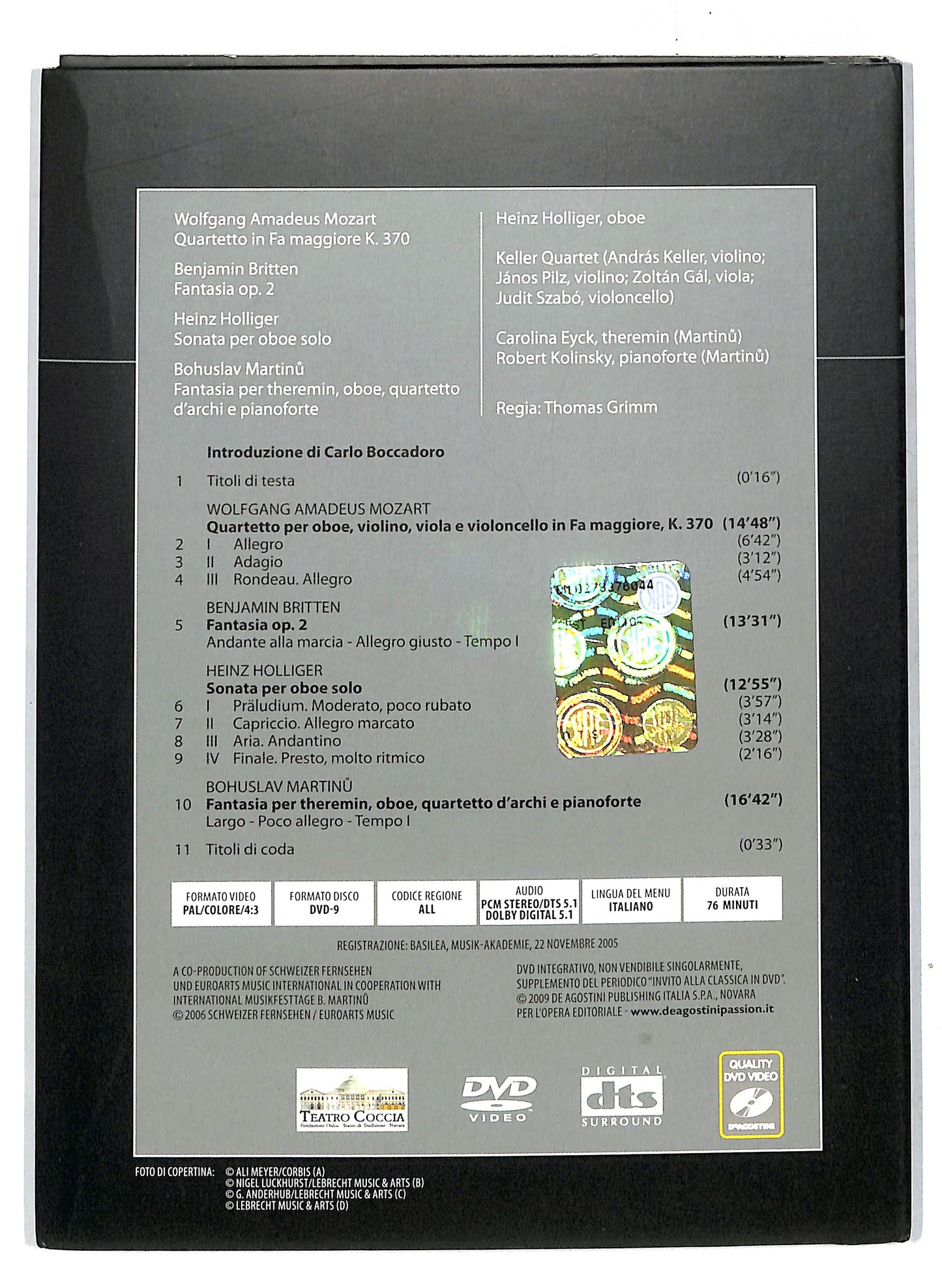 EBOND Invito alla classica - Fantasia per oboe vol.46 DVD DB652909