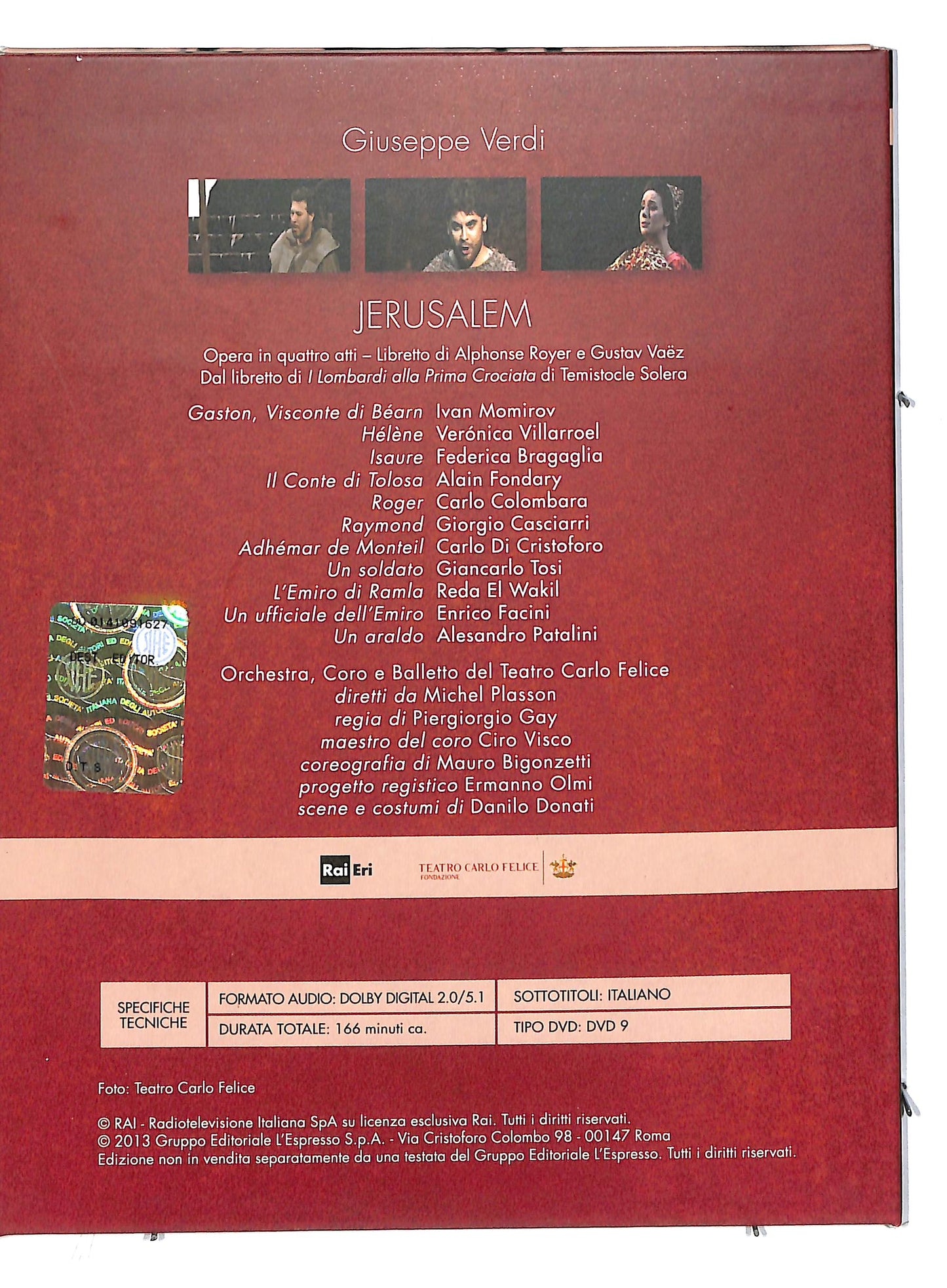EBOND Viva Verdi 1813 - 2013 Jerusalem vol 22 EDITORIALE DVD DB652933