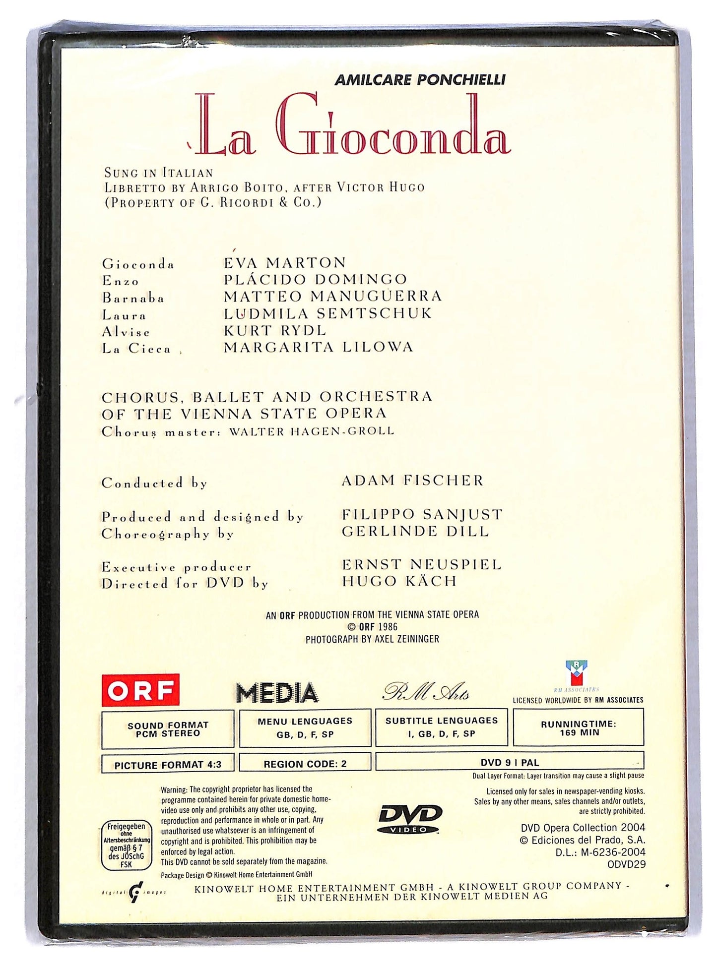 EBOND La Gioconda Opera Collection EDITORIALE DVD DB652935