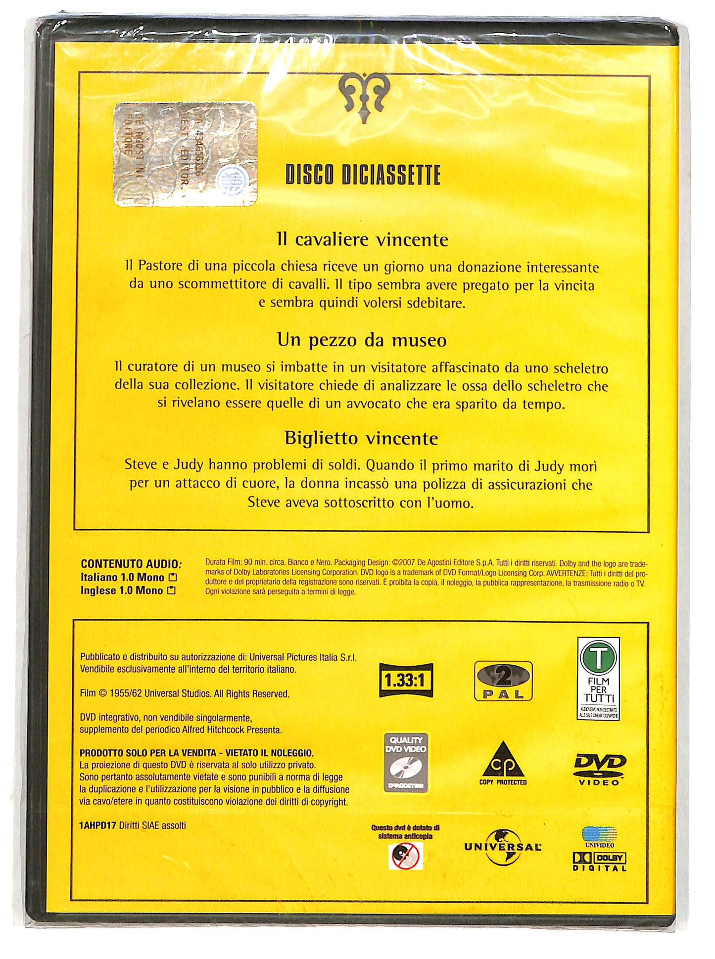 EBOND Alfred Hitchcock presenta • Disco 17 EDITORIALE DVD DB653128