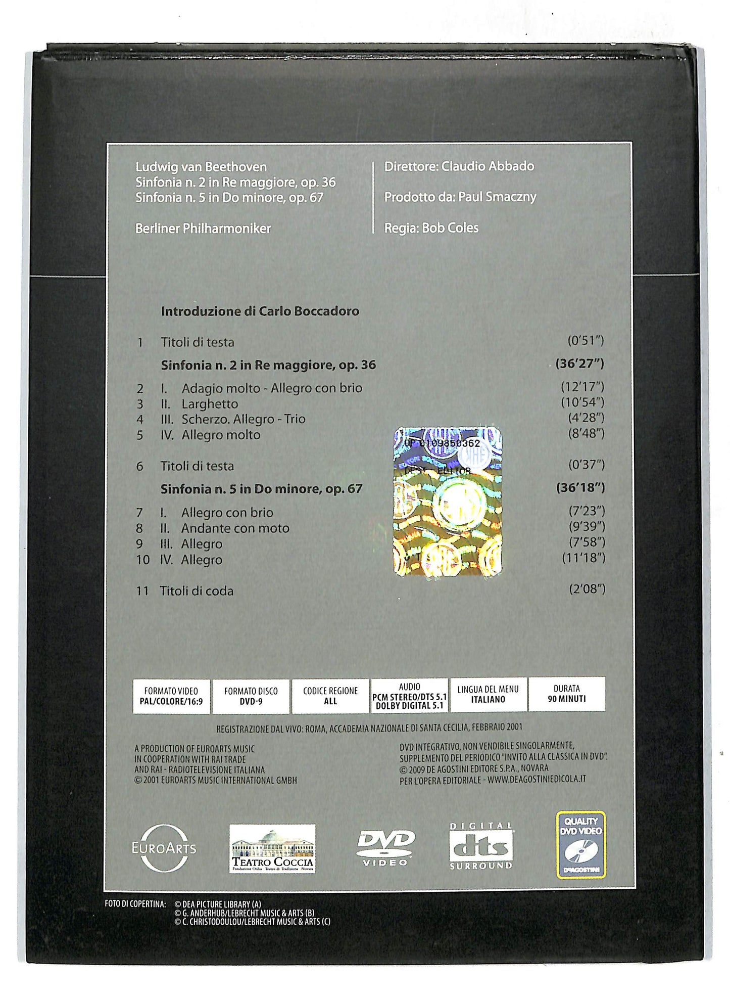 EBOND Invito alla classica in Dvd - Beethoven Claudio Abbado v.29 DVD DB653443