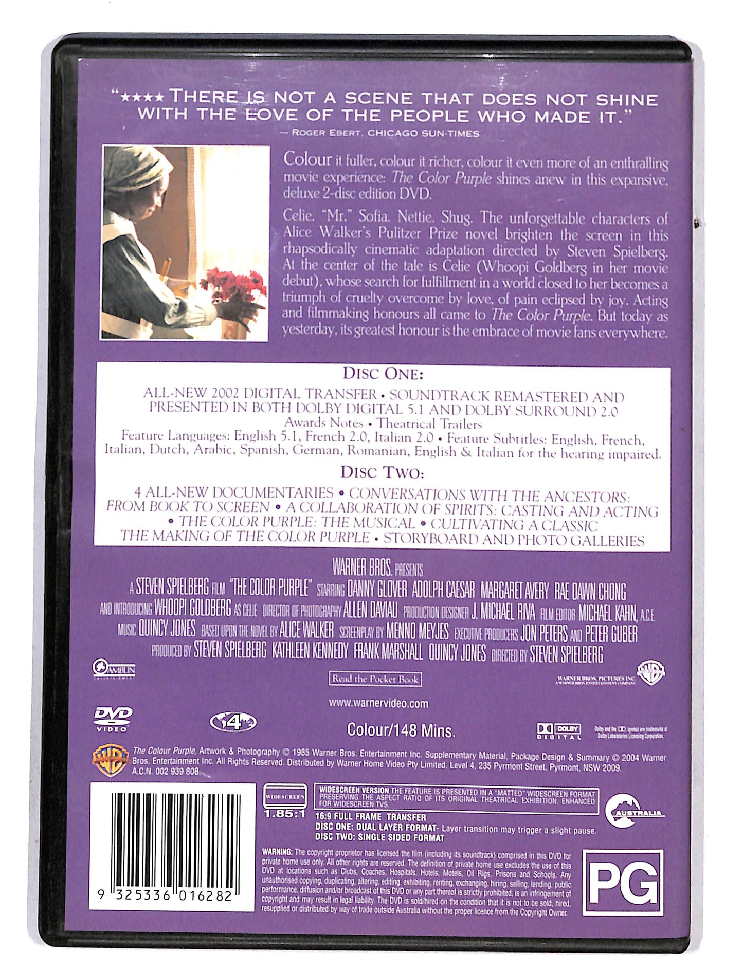 EBOND The Color Purple Versione AUSTRALIA DVD DB654206